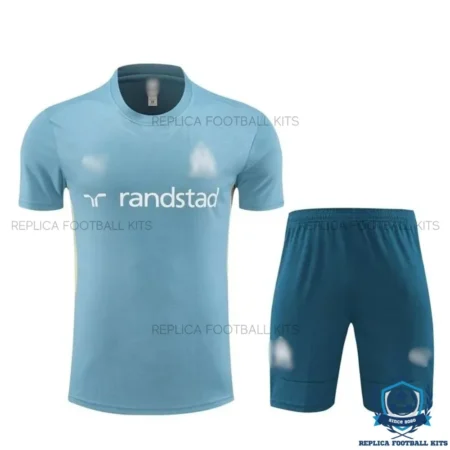 Olympique Marseille Dark Green Training Kid Replica Kit 24/25 - front view