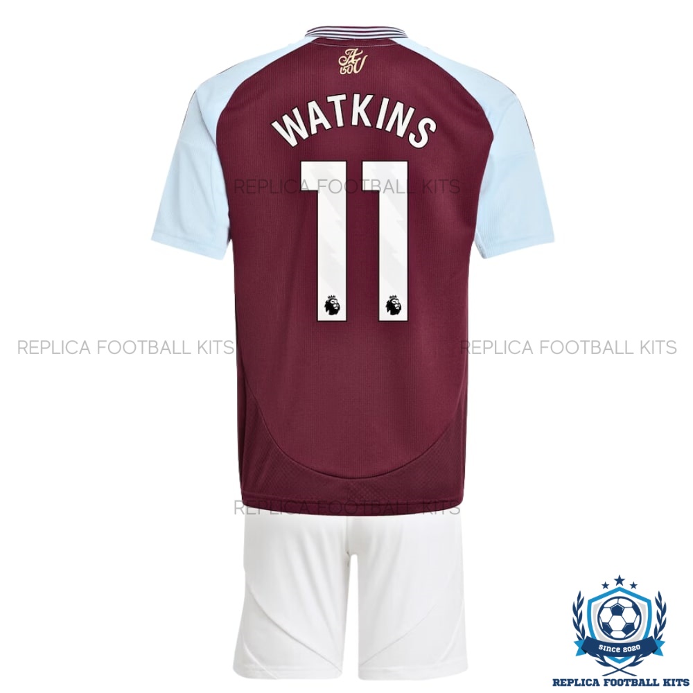 Aston Villa Home Kids Replica Kit 24/25 WATKINS 11