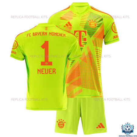 Bayern Munich Goalkeeper Kids Replica Kit 24/25 NEUER 1