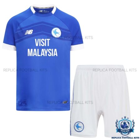 Cardiff City Home Kid Replica Football Kits 24/25