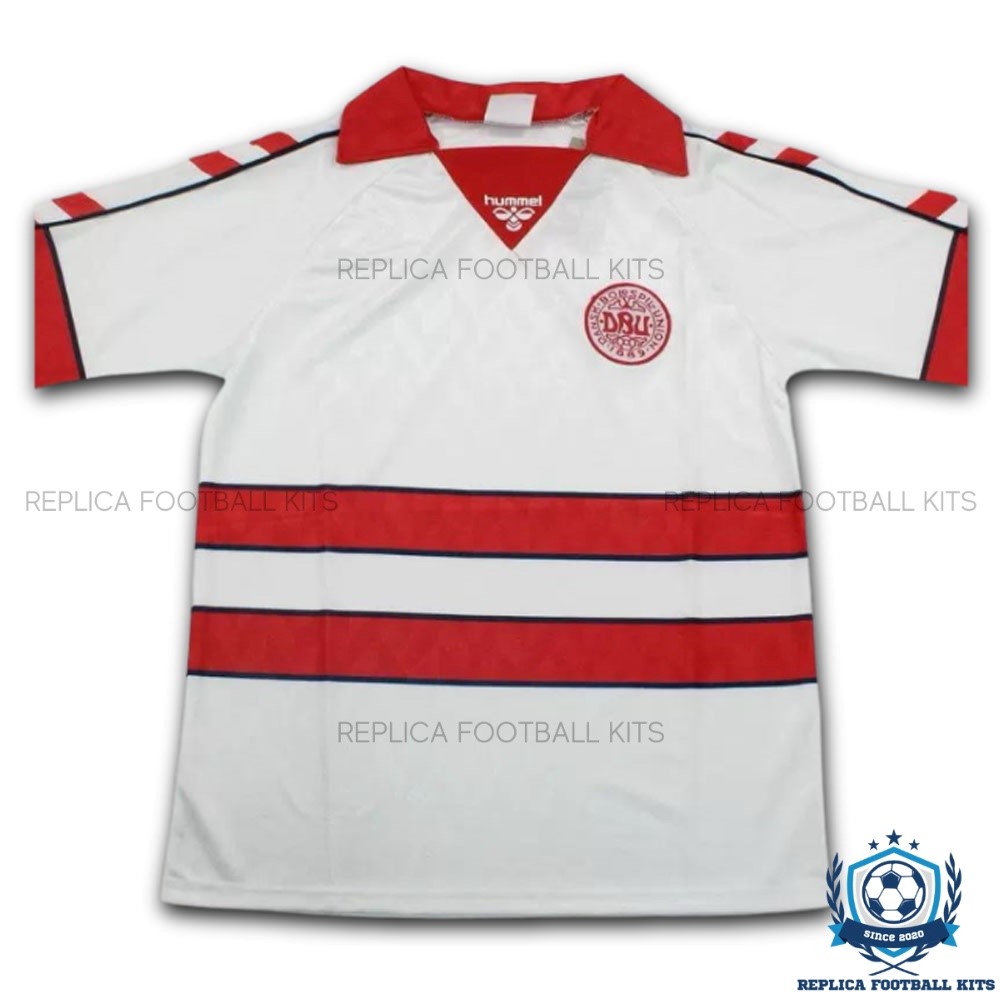 Retro Denmark Away Men Replica Shirt 1988