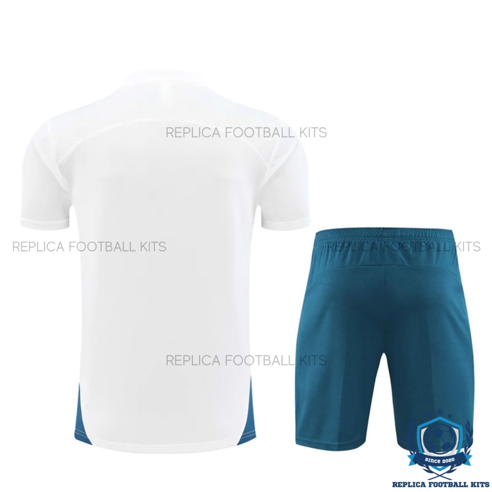 Olympique Marseille White Training Kid Replica Kit 24/25