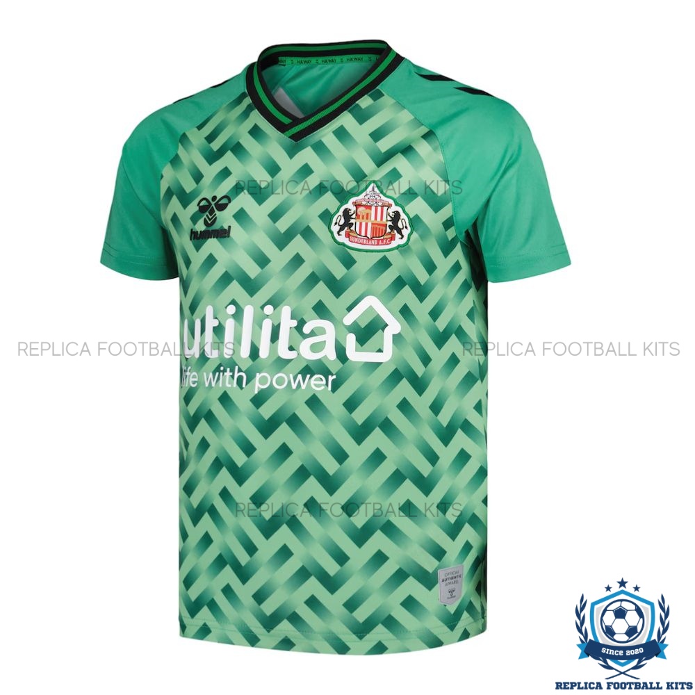 Sunderland Green Goalkeeper Kids Replica Kits 24/25