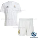 Real Madrid Pre Match Kids Replica Football Kit 2024/25 - Front View