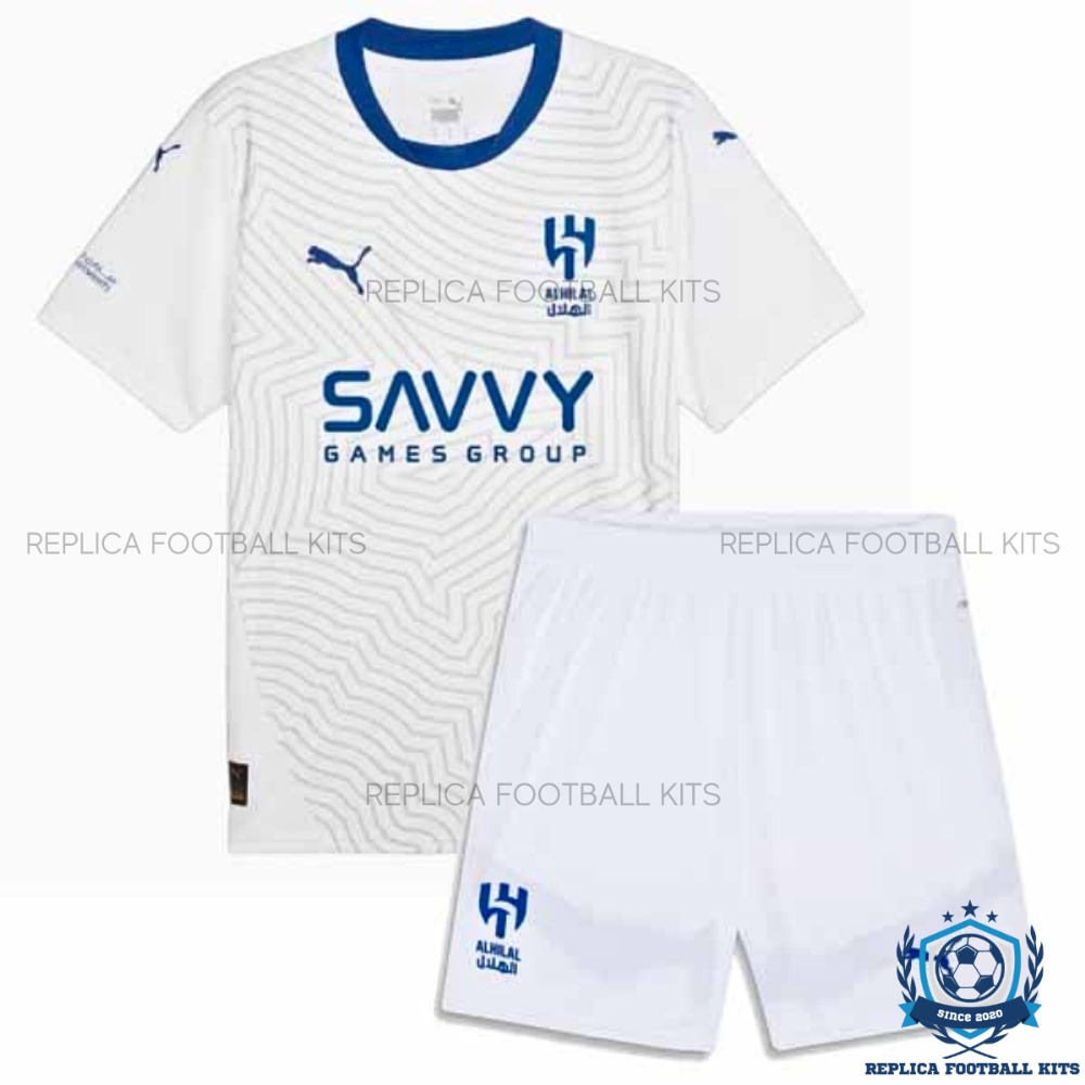 Al Hilal Away Kid Replica Kits 24/25