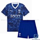Al Hilal Home Kid Replica Kits 24/25 - Front View