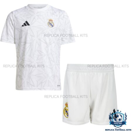 Real Madrid Pre Match Kids Replica Kit