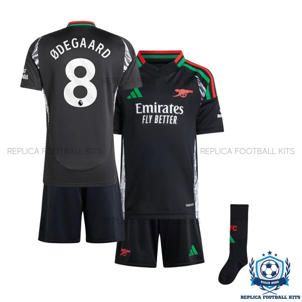 Arsenal Away Kid Replica Football Kit 24-25 ODEGAARD 8 Printed