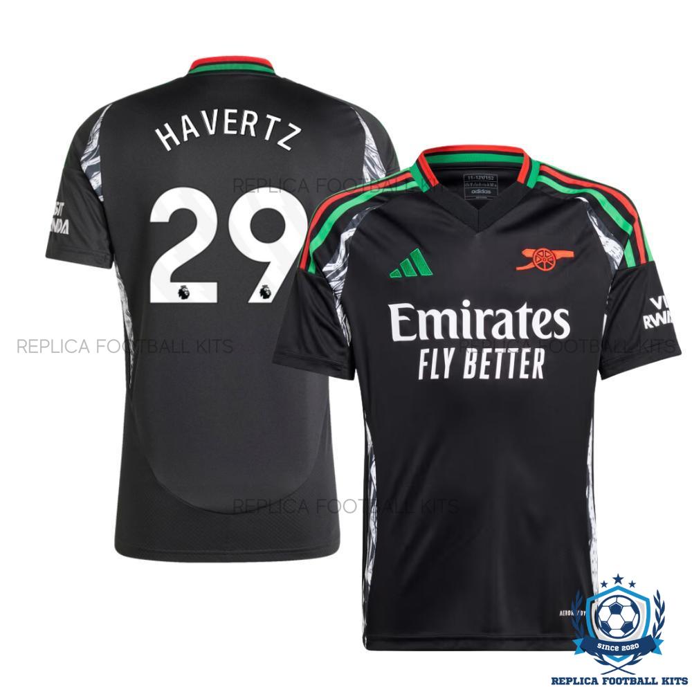 Arsenal Away Men Replica Football Shirt 2024-25 HAVERTZ 29 Printed