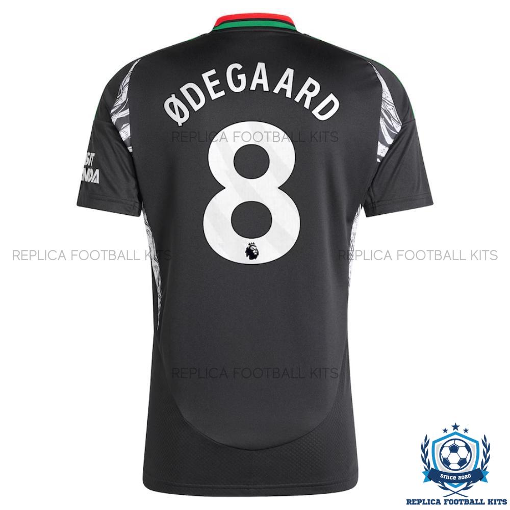 Arsenal Away Men Replica Football Shirt 202425 ODEGAARD 8 Printed