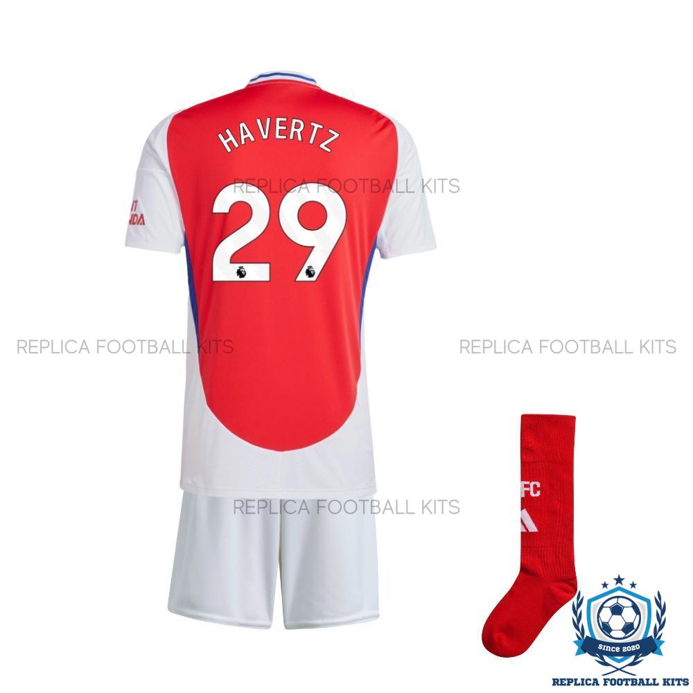 Arsenal Home Kid Replica Football Kit 24-25 HAVERTZ 29 Printed