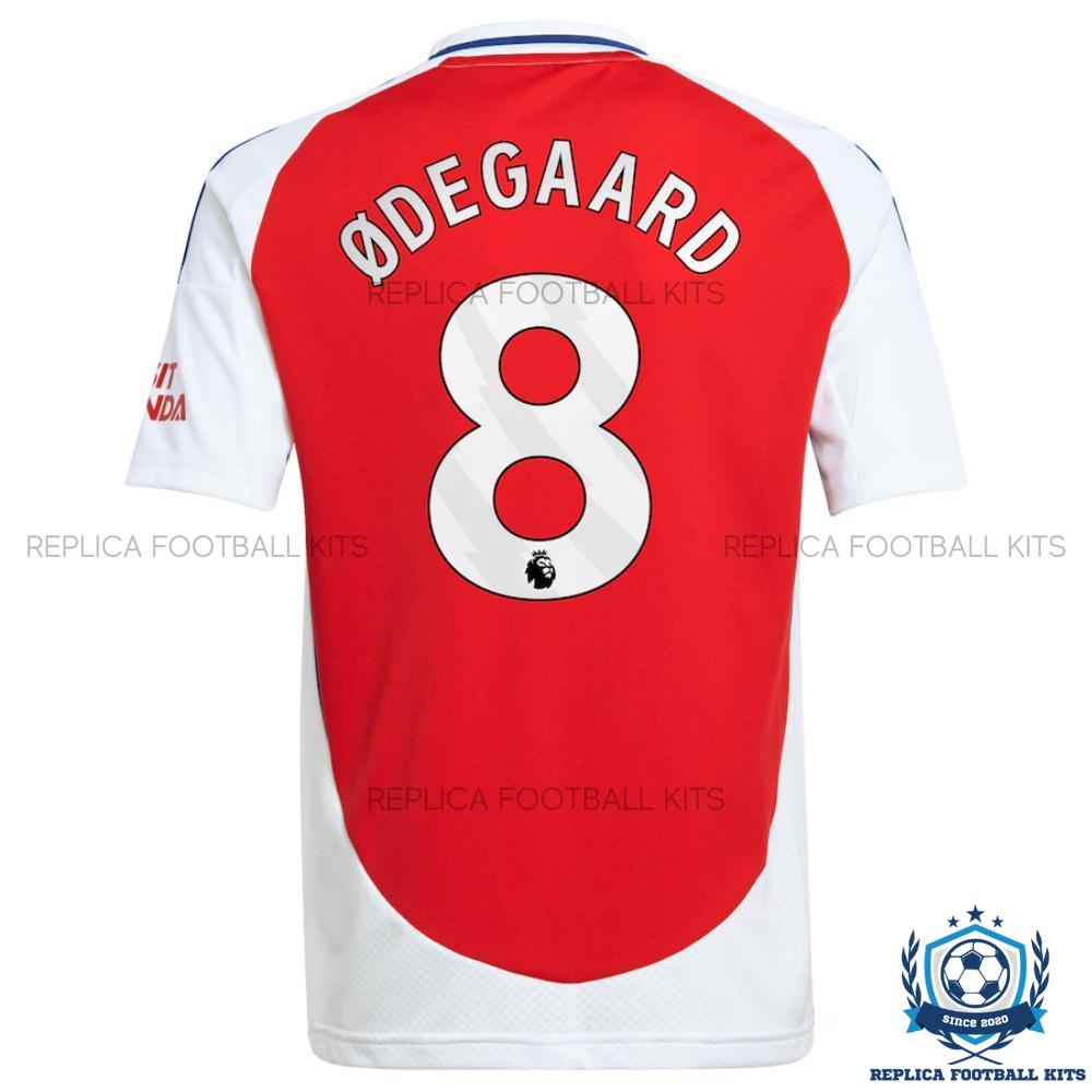 Arsenal Home Men Replica Football Shirt 2024-25 ODEGAARD 8 Printed