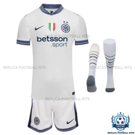 Inter Milan Away Kids Replica Football Kit 2024/25