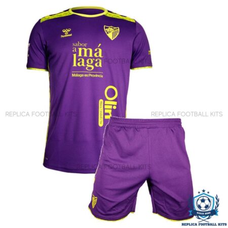 Malaga Away Kids Replica Football Kit 2024/25