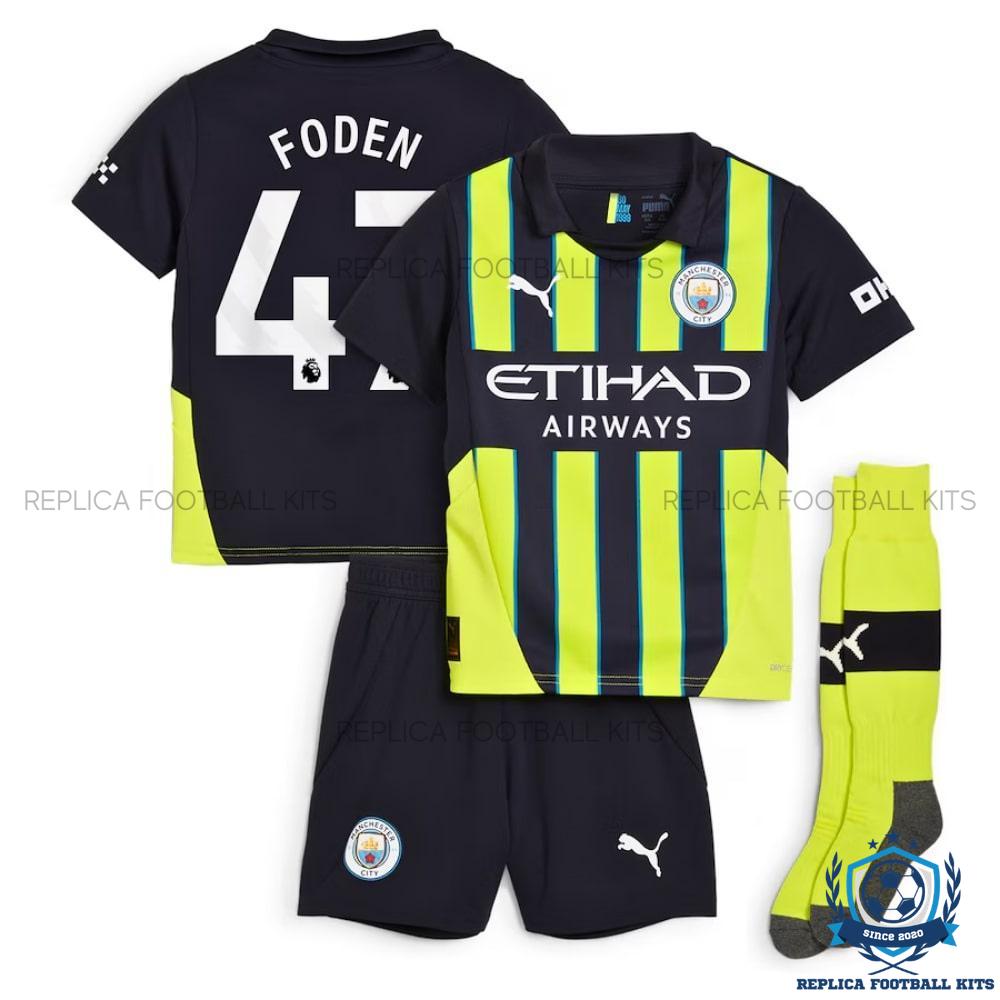 Manchester City FODEN 47 Away for Men and Kid Replica Football Kit 24-25