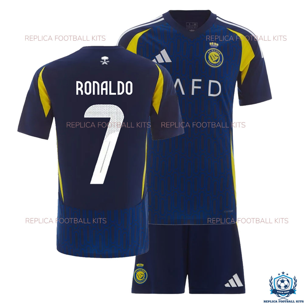 Al Nassr Away Kid Replica Kits 24/25 RONALDO 7