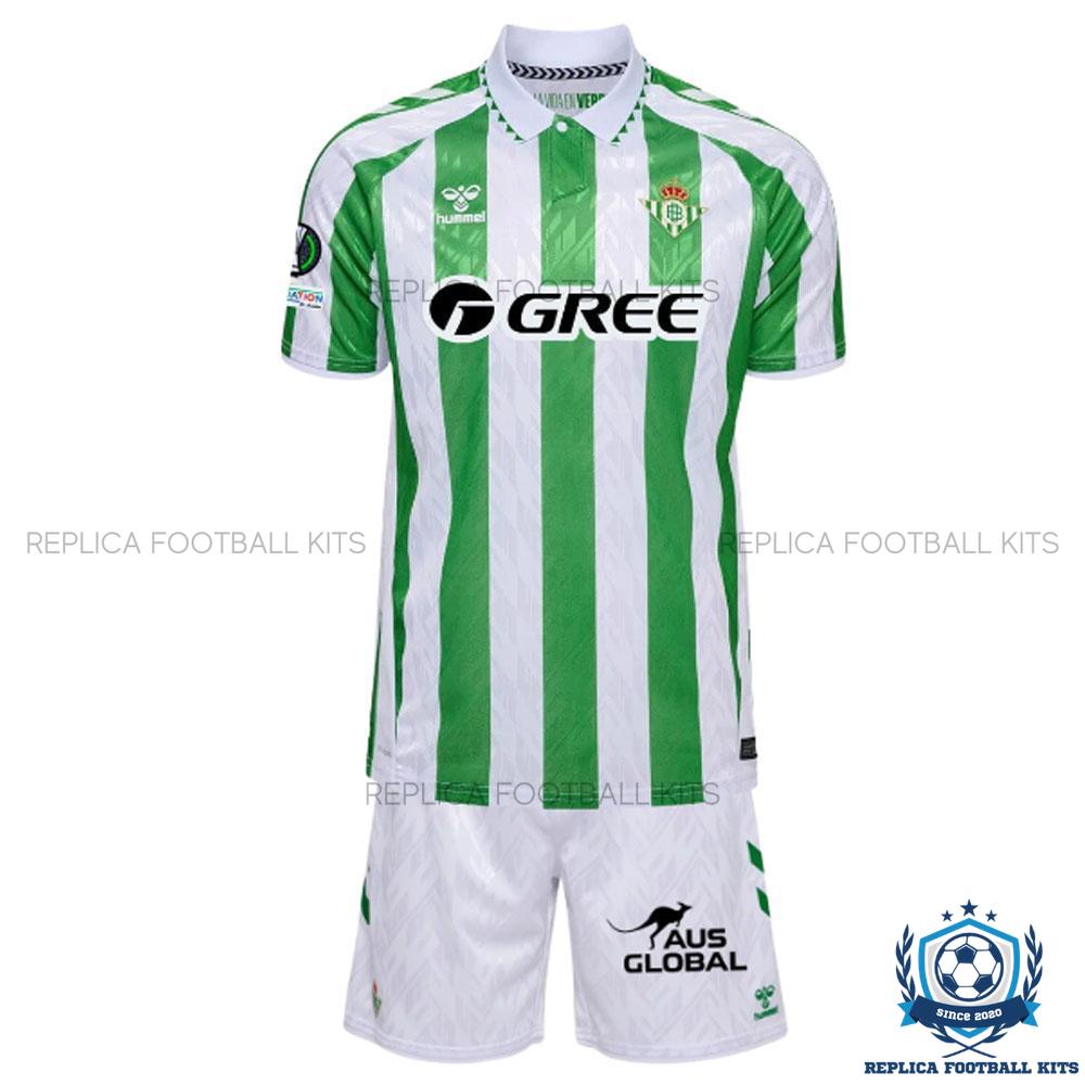 Real Betis Home Kids Replica Football Kit 2024/25