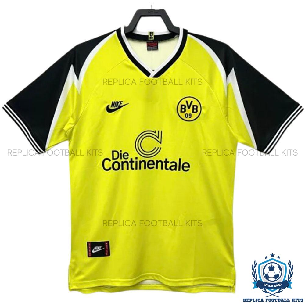 Retro Dortmund Home Men Replica Football Shirt 95/96