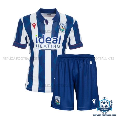 West Bromwich Home Kids Replica Football Kit 24/25