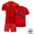 Bayern Munich Home Kids Replica Football Kit 2024-25 MUSIALA 42 Printed - Overview
