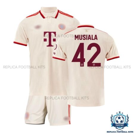 Bayern Munich Third Kids Replica Football Kit 2024-25 MUSIALA 42 Printed - Overview