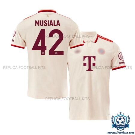 Bayern Munich Third Men Replica Football Shirt 24-25 MUSIALA 42 Printed - Overview