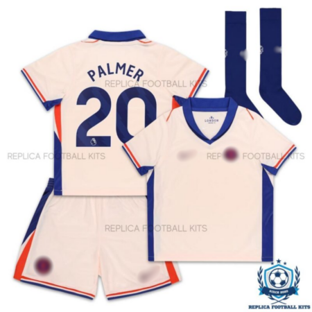 Chelsea Away Kid Replica Football Kit 2024-25 PALMER 20 Printed - Overview