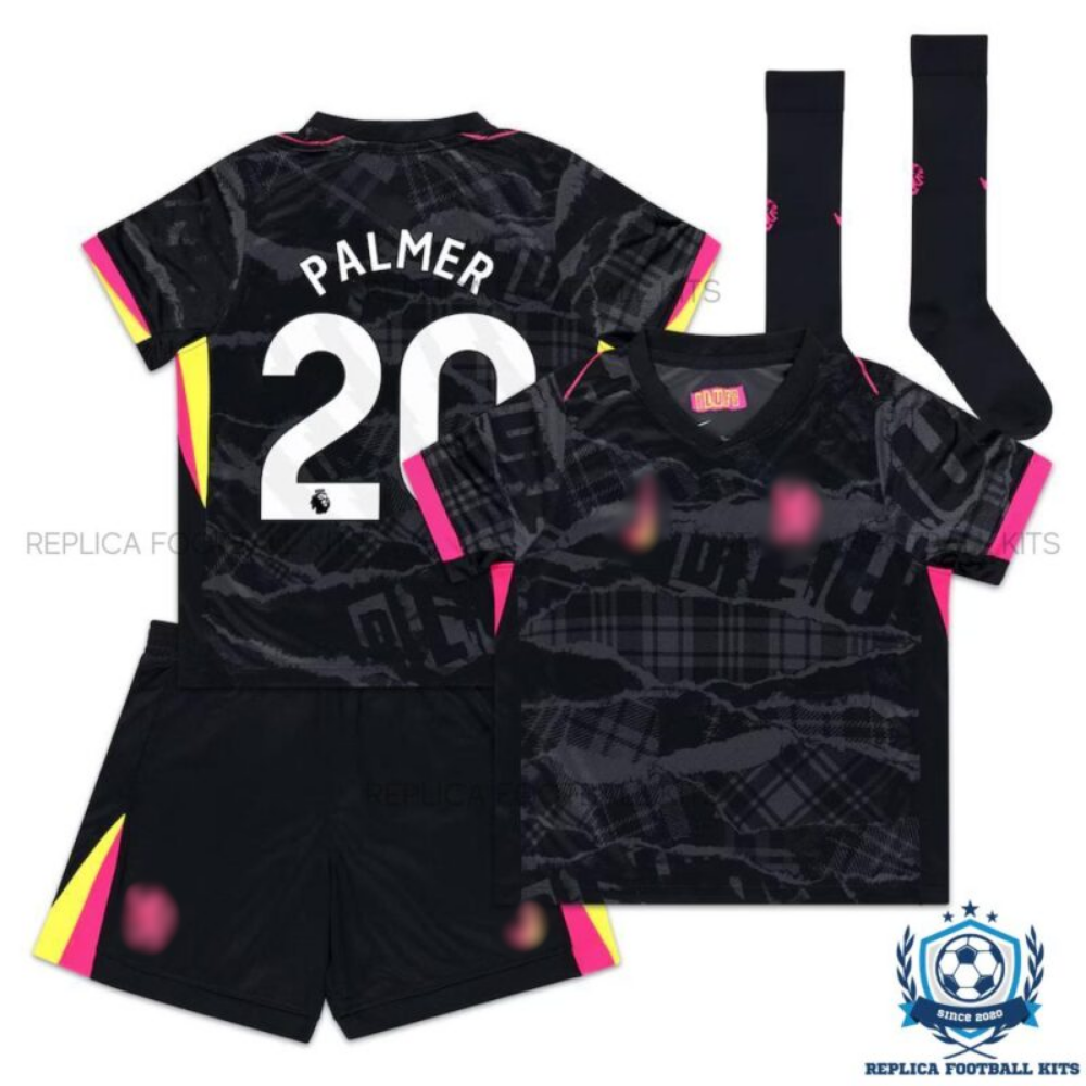 Chelsea Third Kid Replica Football Kit 2024-25 PALMER 20 Printed - Overview
