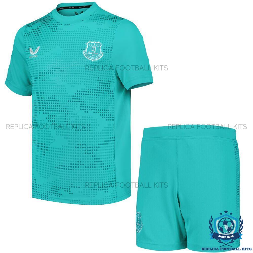 Everton Blue Goalkeeper Kid Replica Kit 24/25