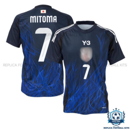 Japan Home Y-3 Replica Football Shirt 2024/25 MITOMA 7 Printed - Overview