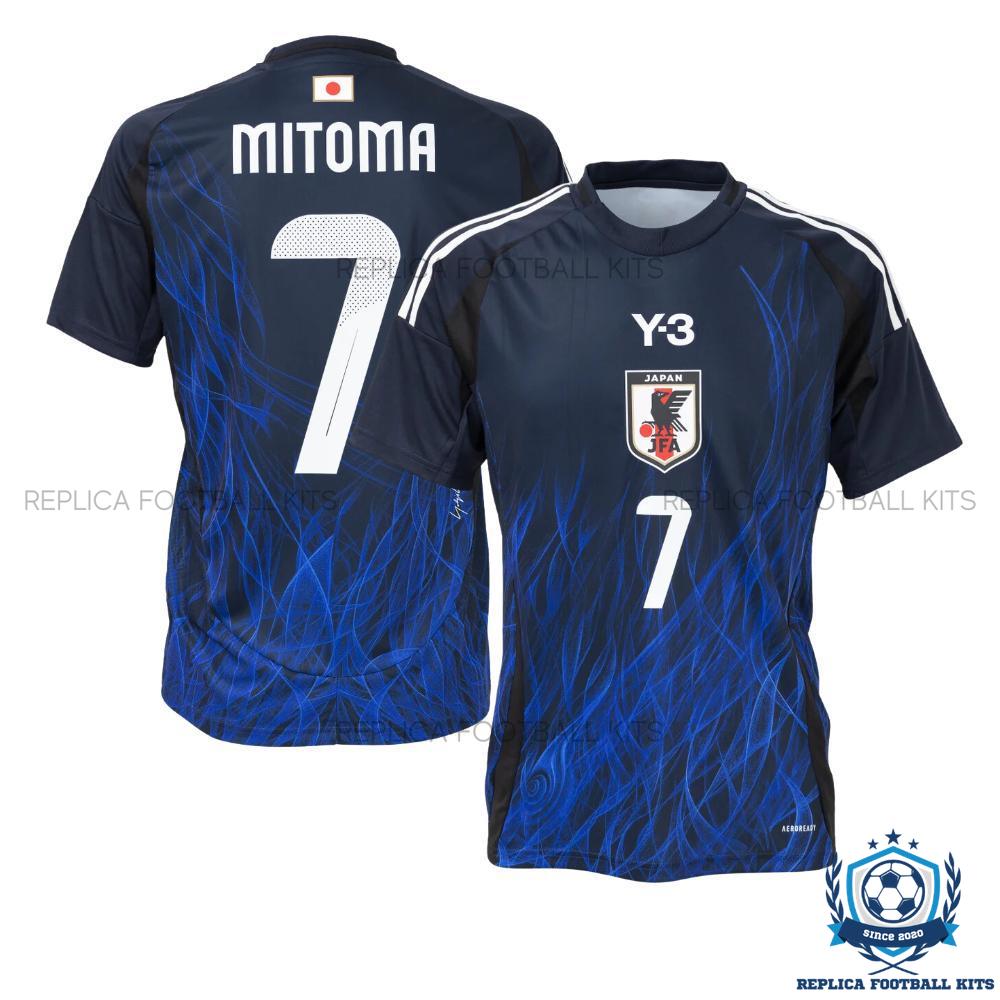 Japan Home Y-3 Replica Football Shirt 2024/25 MITOMA 7 Printed