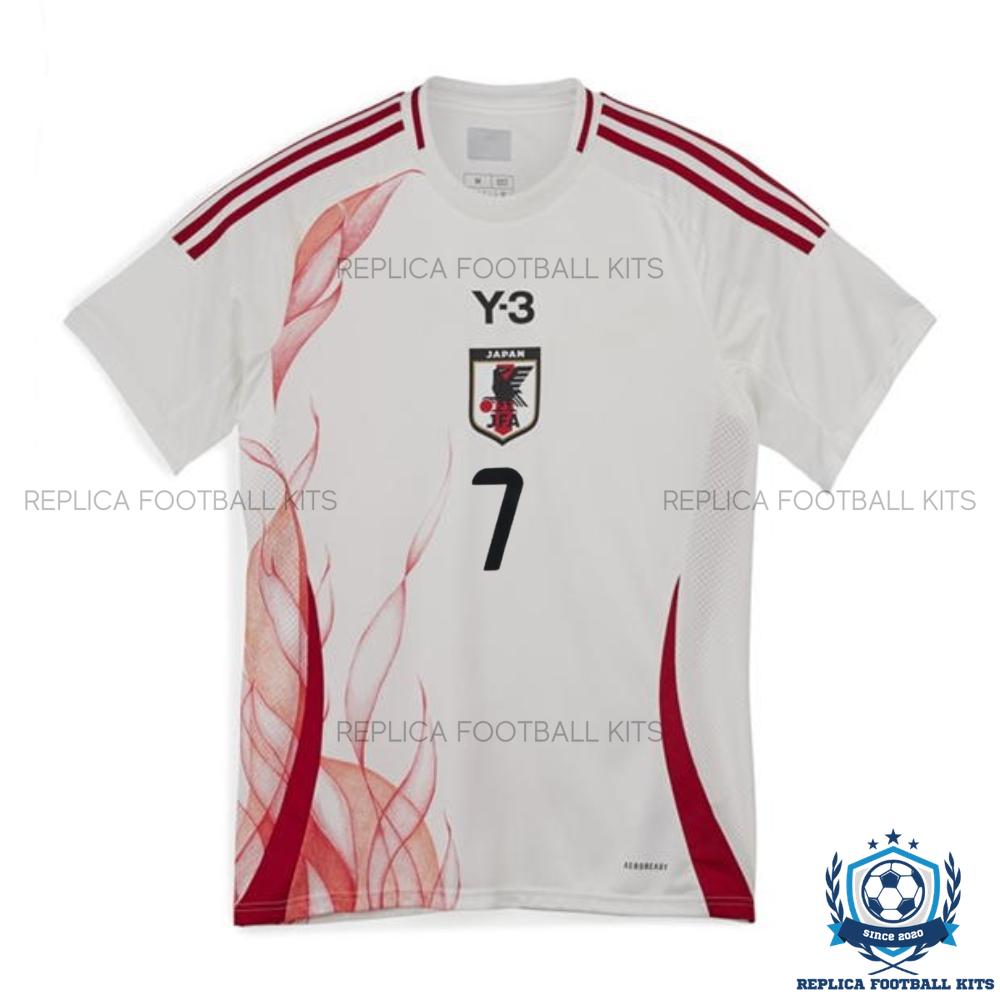 Japan Away Y-3 Replica Football Shirt 2024/25 MITOMA 7 Printed - Front View