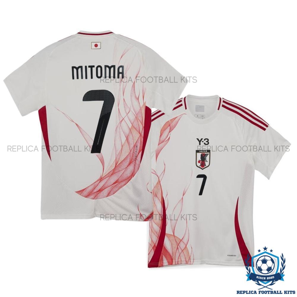 Japan Away Y-3 Replica Football Shirt 2024/25 MITOMA 7 Printed