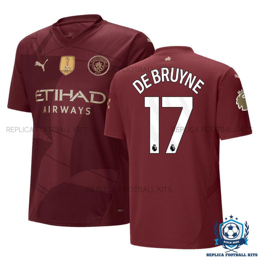 Manchester City DE BRUYNE 17 Third Men Replica Football Shirt 2024/25