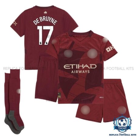 Manchester City DE BRUYNE 17 Third for Men and Kid Replica Football Kit 24-25 - Overview