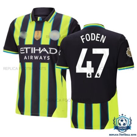 Manchester City FODEN 47 Away Men Replica Football Shirt 2024-25 - Front View