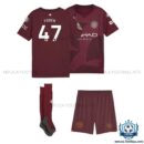 Manchester City FODEN 47 Third for Men and Kid Replica Football Kit 24-25 - Front View