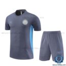 Manchester City Gray Training Kid Replica Football Kit 2024-25 - Front View