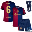 Barcelona Home Kids Replica Kit 24/25 GAVI 6 Printed - Overview