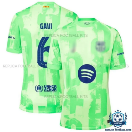 Barcelona Third Replica Football Shirt 24/25 GAVI 6 - Overview