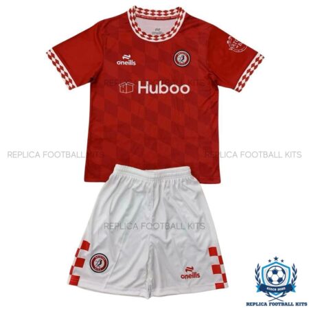 Bristol City Home Kids Replica Kit 24/25