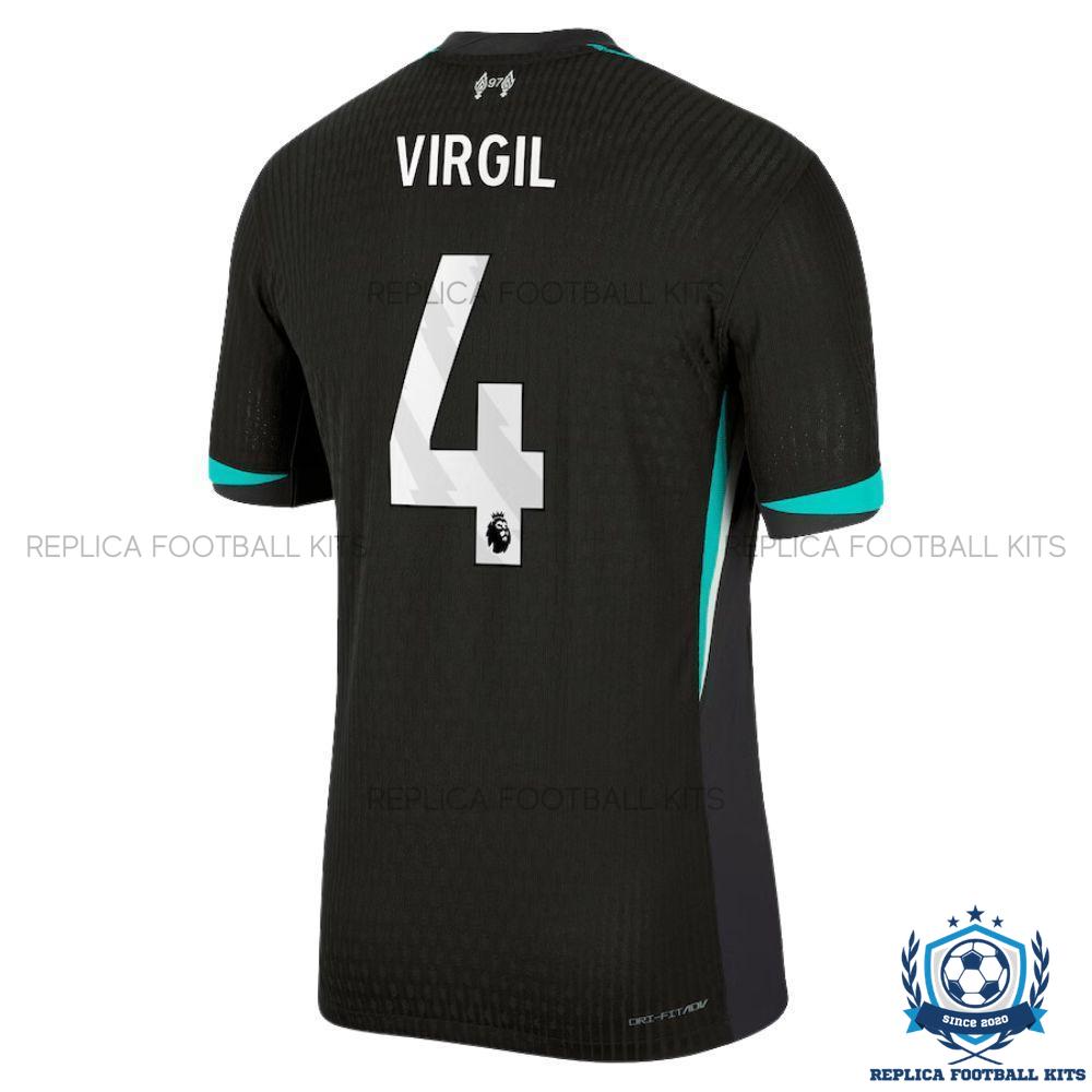 Liverpool VIRGIL 4 Away Men Replica Shirt 24/25 - back