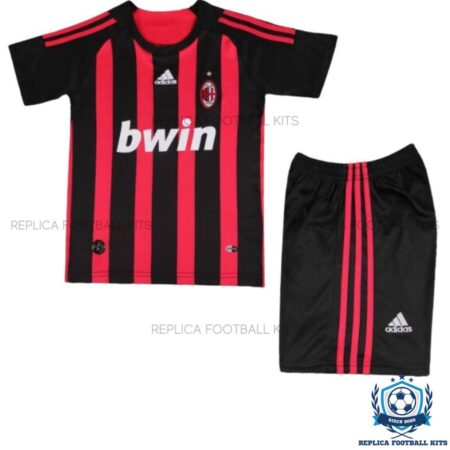 Retro AC Milan Home Kids Replica Kit 08/09