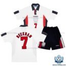 Retro England Home Kid Replica Kit 1998 -BECKHAM 7 - Overview