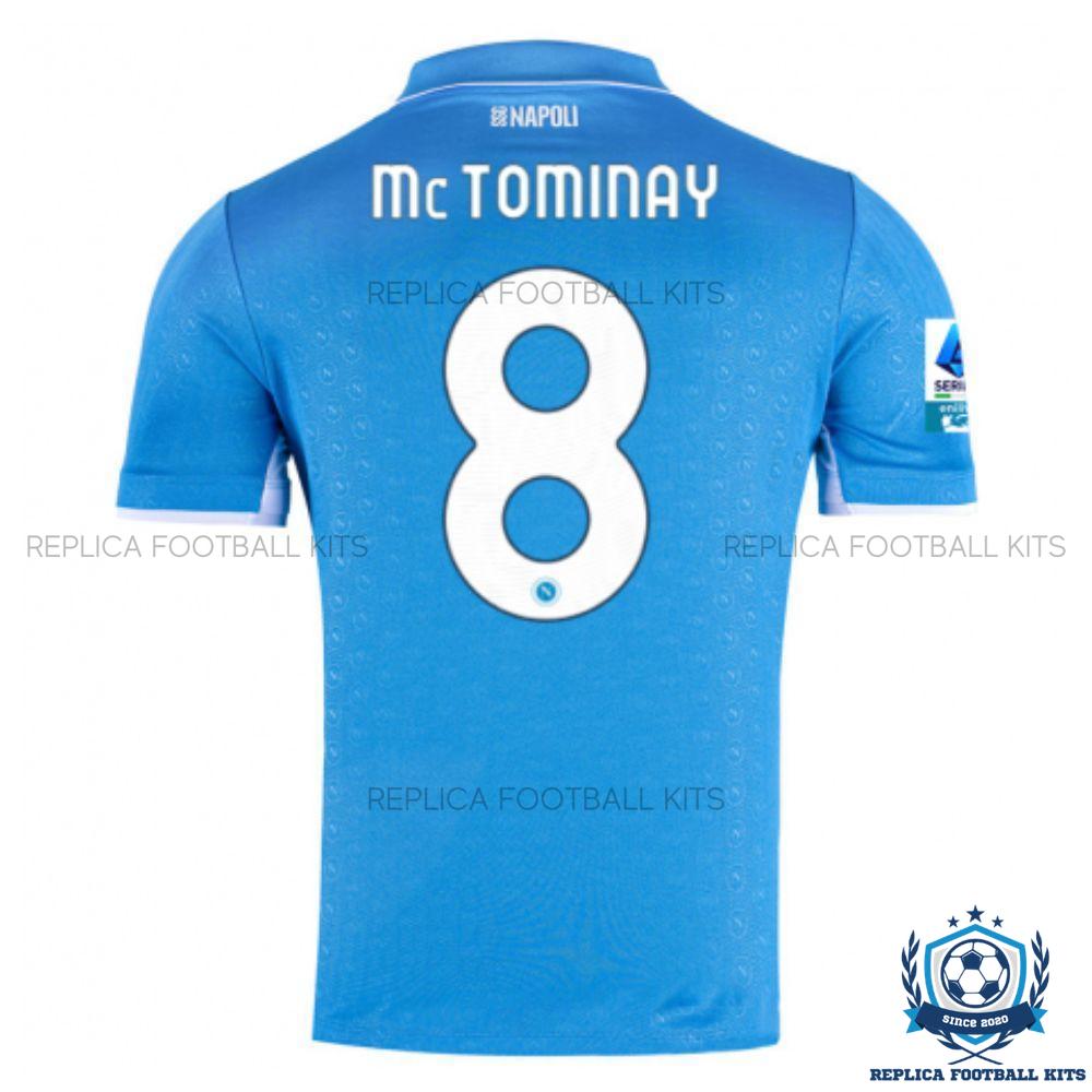 Napoli Home Men Replica Shirts MC TOMINAY 8 24/25 - Back View