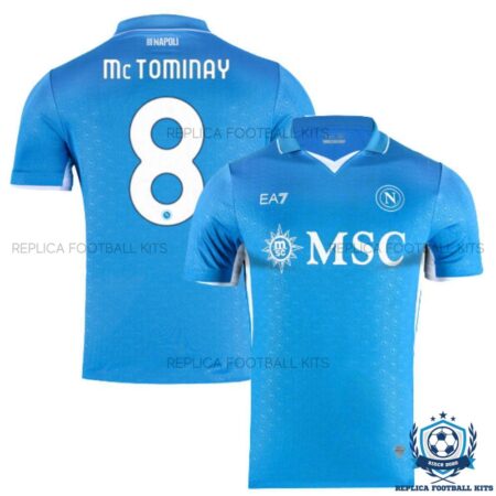 Napoli Home Men Replica Shirts MC TOMINAY 8 24/25 - Overview