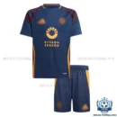 AS Roma Third Kids Replica Kit 24/25 - front view