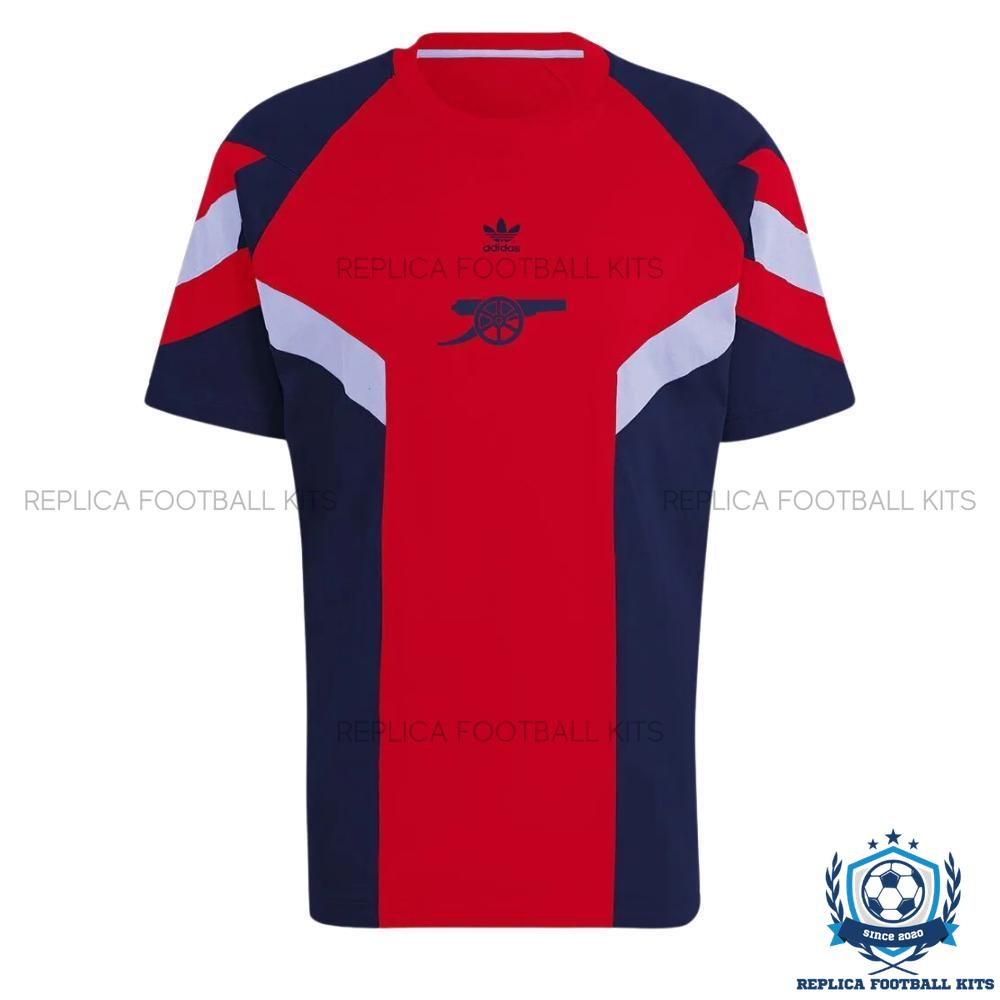 Arsenal Blue Red Training Men Replica Football Shirt 24/25