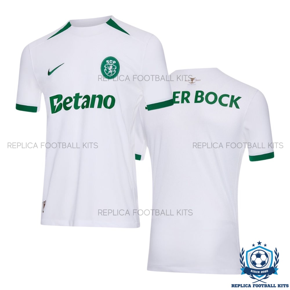 OverView Of Sporting CP Away Men Replica Shirt 24/25 - overview
