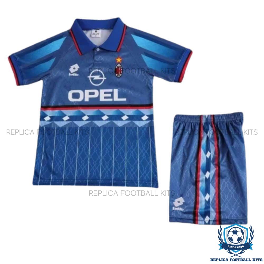 AC Milan Away Kids Replica Kit 95/96 - Front View